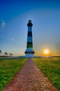 Bodie Island Lighthouse OBX Cape Hatteras Royalty Free Stock Photo