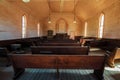 Bodie Town Methodist Church interior Royalty Free Stock Photo