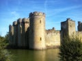 Bodium Castle from the other side of the moat Royalty Free Stock Photo