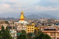 Bodnath Stupa in Kathmandu in Nepal Royalty Free Stock Photo