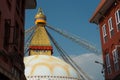 Bodnath & x28;Boudha& x29; Stupa, Kathmandu Nepal - the worlds largest Bud Royalty Free Stock Photo