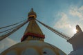 Bodnath & x28;Boudha& x29; Stupa, Kathmandu Nepal - the worlds largest Bud Royalty Free Stock Photo