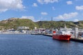 Port of Bodo, a vibrant hub in Northern Norway near the Arctic Circle, with its deep blue waters of the Norwegian Sea