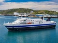 Bodo, Norway - 18 June 2024: At Bodo in Norway, the Bodo Ro-Ro Passenger Ship Royalty Free Stock Photo