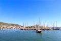 Bodrum castle from sea in Bodrum Royalty Free Stock Photo