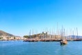 Bodrum castle from sea in Bodrum Royalty Free Stock Photo