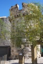 Bodrum Castle Tower, famous Saint Peter Castle, Mugla, Turkey. Turkish landmark of the 15th century