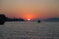 Bodrum Sunset Royalty Free Stock Photo