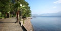 Bodrum town ,Turkey panoramic views ,bike and sea Royalty Free Stock Photo