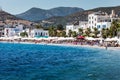 BODRUM, TURKEY - JUNE 24, 2014: Aerial view to the city. Bodrum is famous for housing the Mausoleum of Halikarnassus, one of the
