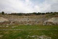 The theater of ancient Halicarnassus in Bodrum, Turkey