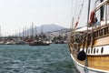 Bodrum, view from Mugla, Turkey Royalty Free Stock Photo