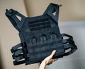 Body armor suit, Bulletproof vest for protection from bullets in the hand