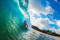 Body Boarder Surfing Royalty Free Stock Photo