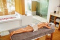 Body Care. Spa Woman. Beauty Treatment. Body Massage, Spa Salon. Royalty Free Stock Photo