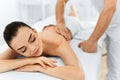 Body Care. Spa Woman. Beauty Treatment. Body Massage, Spa Salon. Royalty Free Stock Photo