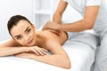 Body Care. Spa Woman. Beauty Treatment. Body Massage, Spa Salon. Royalty Free Stock Photo