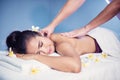 Body care treatment by Thai oil massage Royalty Free Stock Photo