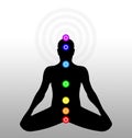 Body chakras Royalty Free Stock Photo