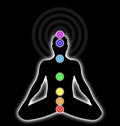 Body chakras Royalty Free Stock Photo