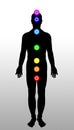 Body chakras Royalty Free Stock Photo