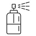 Body deodorant icon, outline style