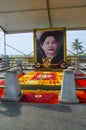 Jayalalithaa Memorial, Chennai, Tamil Nadu, India. This is Near the MGR memorial, which is built on the Marina beach Royalty Free Stock Photo