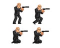 Body Guard Animation Sprite Royalty Free Stock Photo