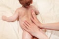 Body massage for the baby, warm-up for the newborn, the development of the musculoskeletal system in children