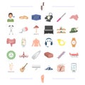 Body, medicine, organ and other web icon in cartoon style. equipment, tool, food icons in set collection.