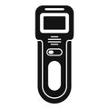 Body metal detector icon, simple style Royalty Free Stock Photo