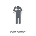 body odour icon from Hygiene collection.