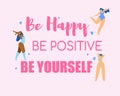 Body Positive Girl Power Concept. Active Lifestyle Royalty Free Stock Photo