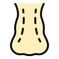 Body rhinoplasty icon vector flat