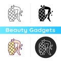 Body scrubber icon