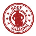 Body shaming Royalty Free Stock Photo