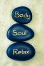 Body, soul, relax Royalty Free Stock Photo