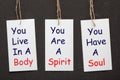 Body, Soul and Spirit Royalty Free Stock Photo