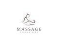 Body Spa Center icon, massage parlor, spa, relax, essential oil, white background, vector illustration