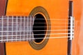 Body of spanish acoustic guitar