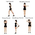 Body stretch exercises