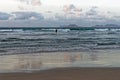 Body surfer at Famara beach - Lanzarote - Spain