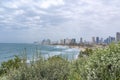 A body of water with a city in the background Royalty Free Stock Photo