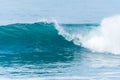 Bodyboarder surfing ocean wave