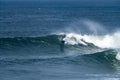 Bodyboarder surfing ocean wave