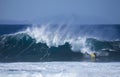 Bodyboarding at El Confital beach, Gran Canaria