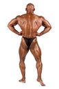 Bodybuilder flexing Royalty Free Stock Photo