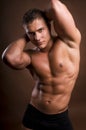Bodybuilder man. Royalty Free Stock Photo