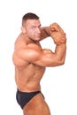 Bodybuilder posing.