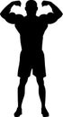 Bodybuilder Silhouette